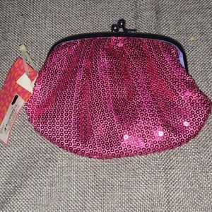 Sequin coin purse
